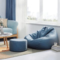 Sækkestolsbetræk i polyester med ergonomisk design, uden fyld, aftageligt og vaskbart, 80x90 og 100x120 cm