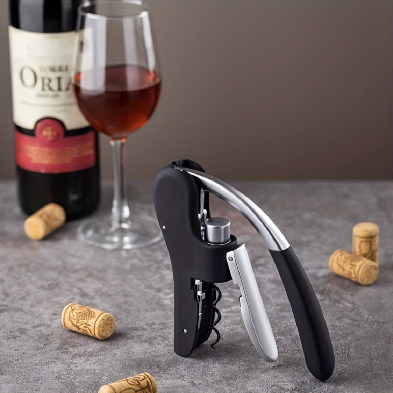 Tire-bouchon professionnel à levier – Ouverture facile des bouteilles de vin à la maison et en restauration | Hjemvia