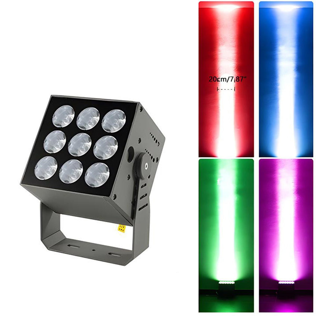 Udendørs LED-spot, varm hvid, IP67, aluminium, til facade og vandtæt vægbelysning, moderne design