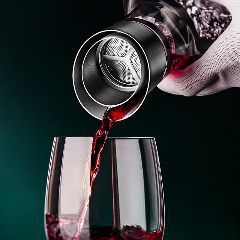 Vinkaraffel i håndlavet krystalglas, 1500 ml