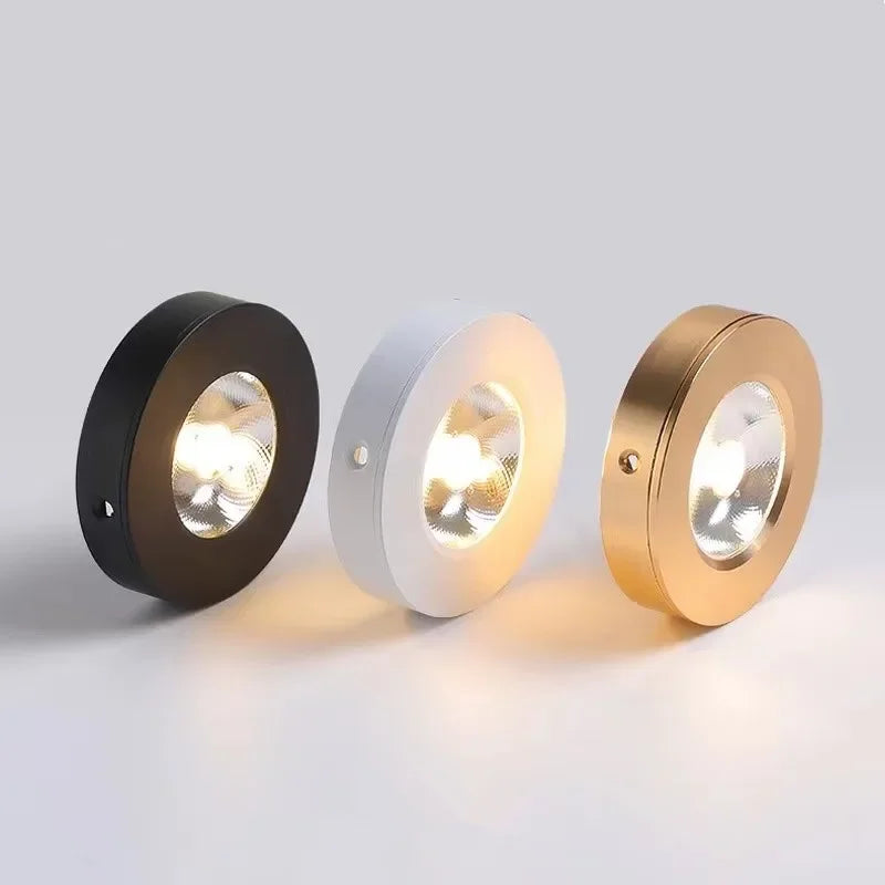 Påbygningsspot til køkkenloft, LED, blændfri, aluminium, 7 W til 20 W, hvid