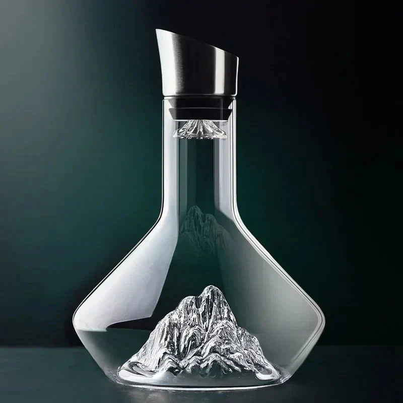 Vinkaraffel i håndlavet krystalglas, 1500 ml
