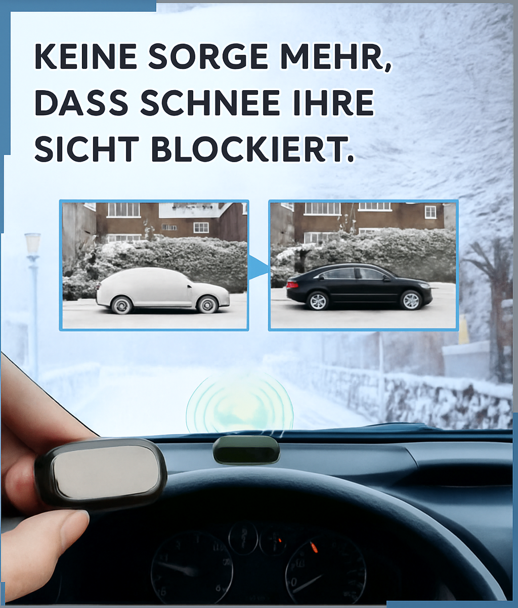 Automatisk afriming til bilruden, solcelledrevet
