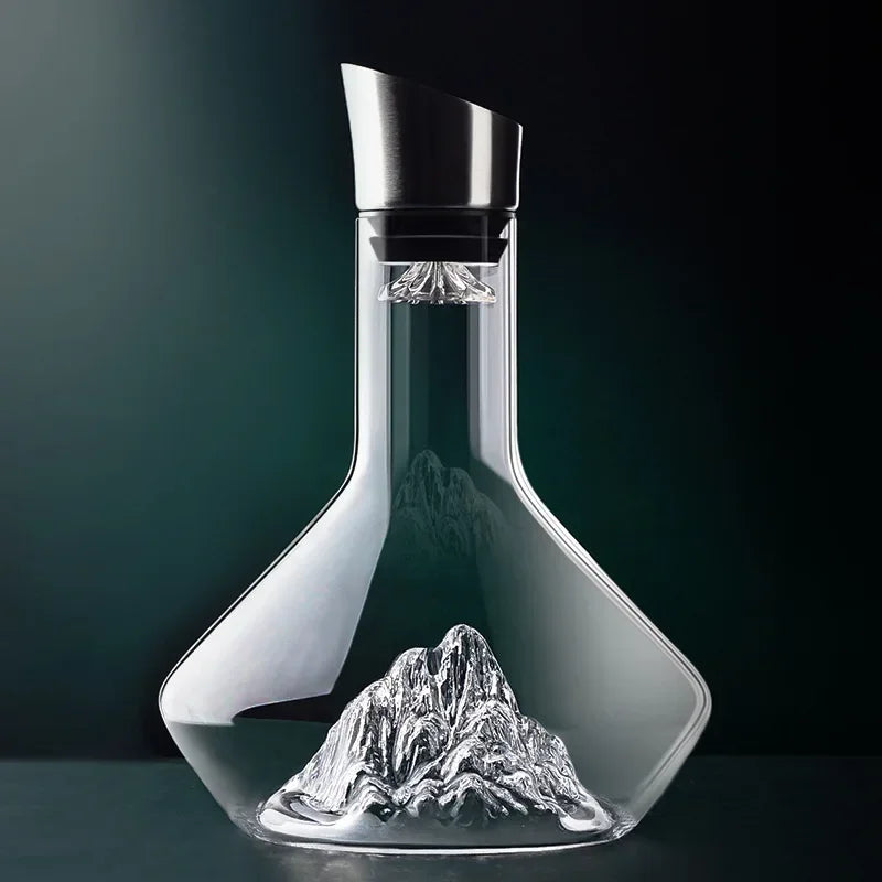Vinkaraffel i håndlavet krystalglas, 1500 ml
