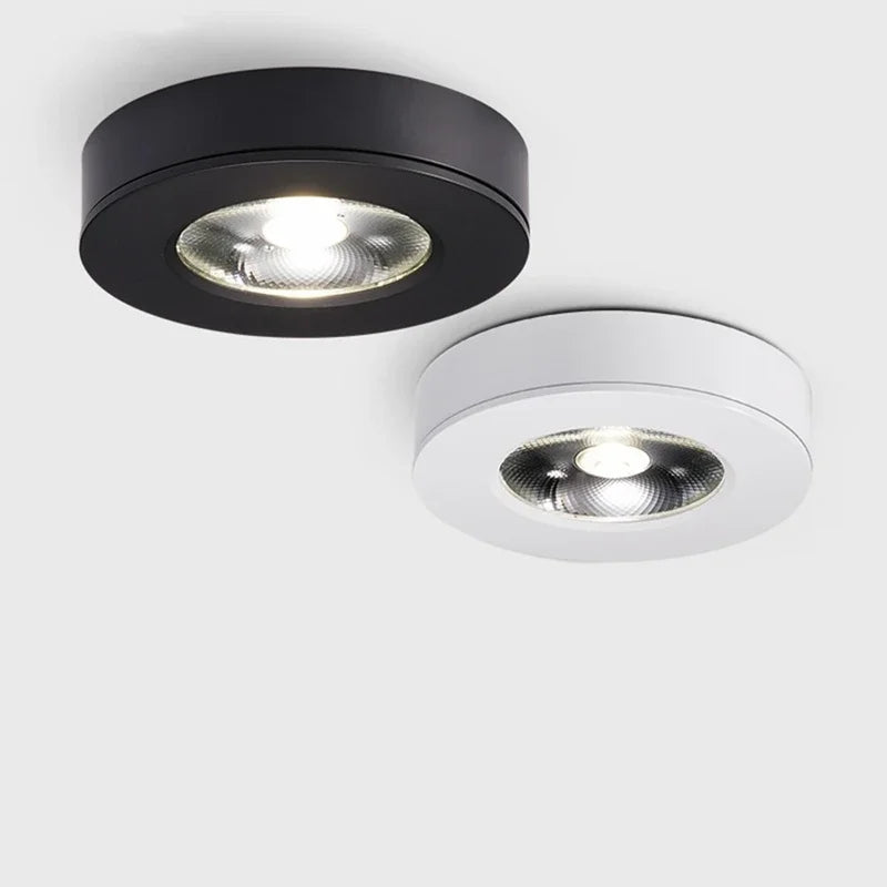 Påbygningsspot til køkkenloft, LED, blændfri, aluminium, 7 W til 20 W, hvid