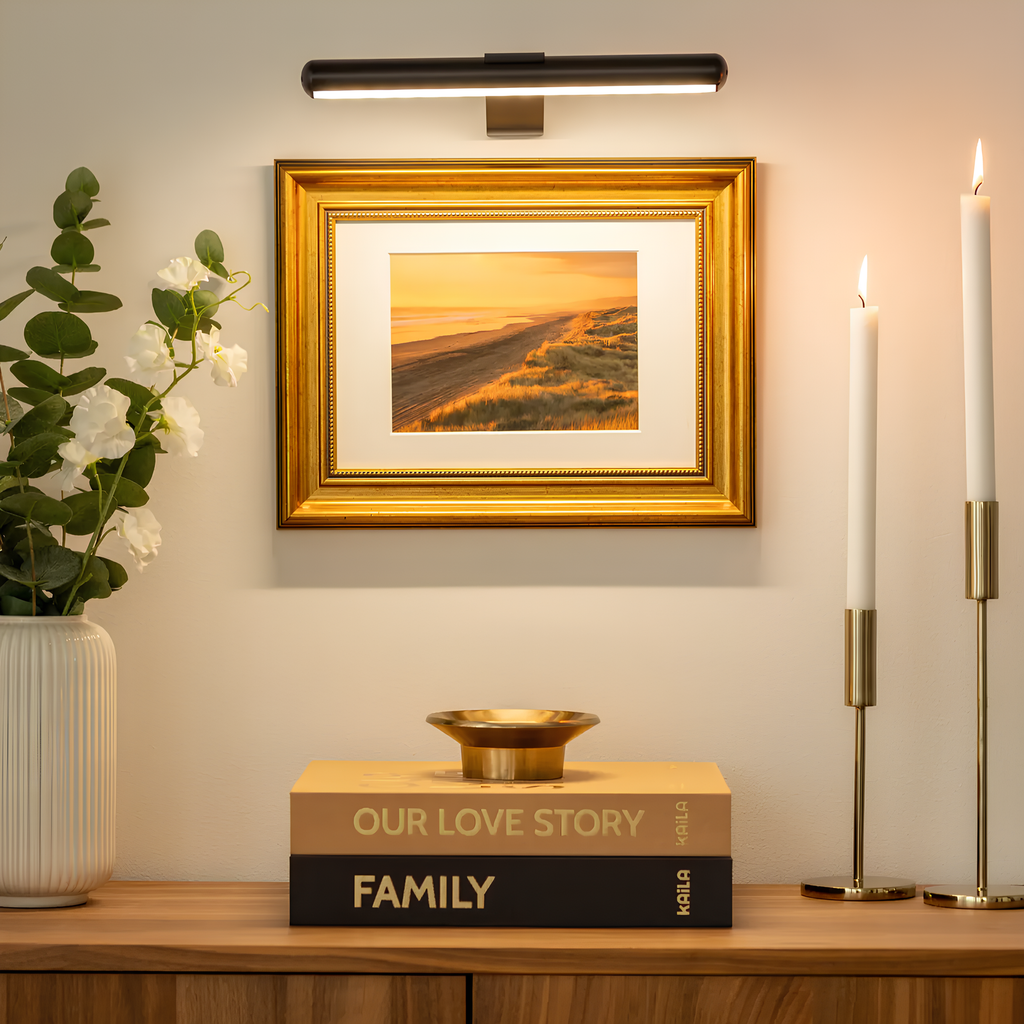 Trådløs LED-billedlampe