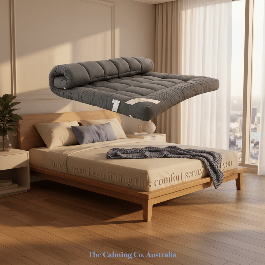 Surmatelas Bambou Charbon Hypoallergénique 1000GSM 5cm Épais Rafraîchissant Antibactérien Respirant | Hjemvia