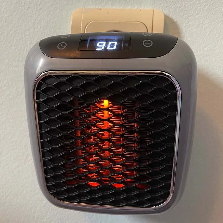 Kompakt varmeblæser på 800 W med timer