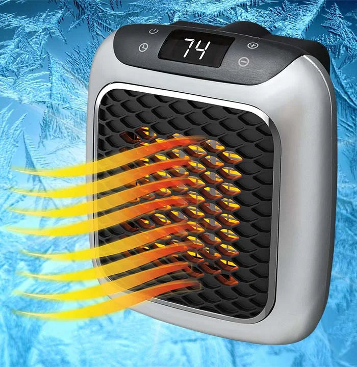 Kompakt varmeblæser på 800 W med timer