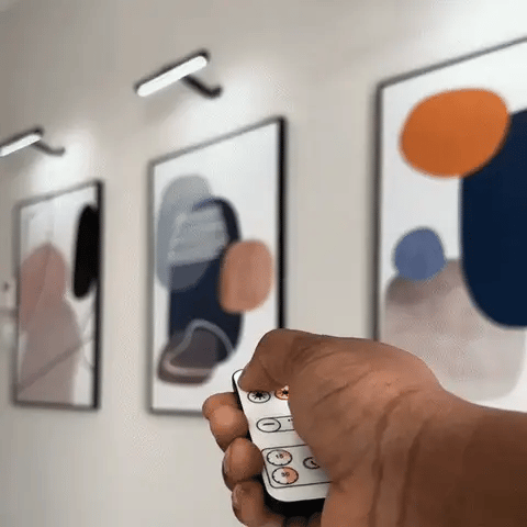 Trådløs LED-billedlampe