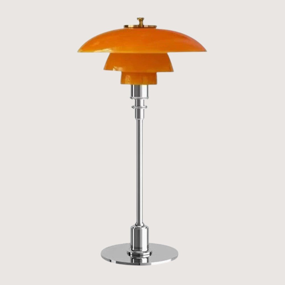 Nordisk bordlampe i glas med E27-fatning