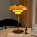 Nordisk bordlampe i glas med E27-fatning