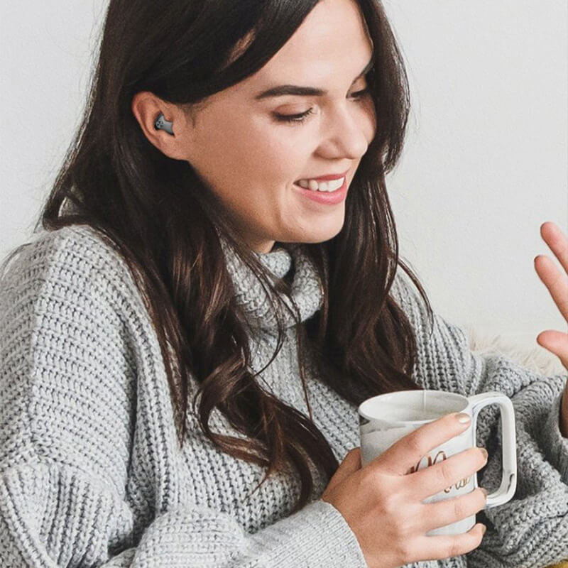 Usynlige trådløse ørepropper til søvn, Bluetooth 5.3