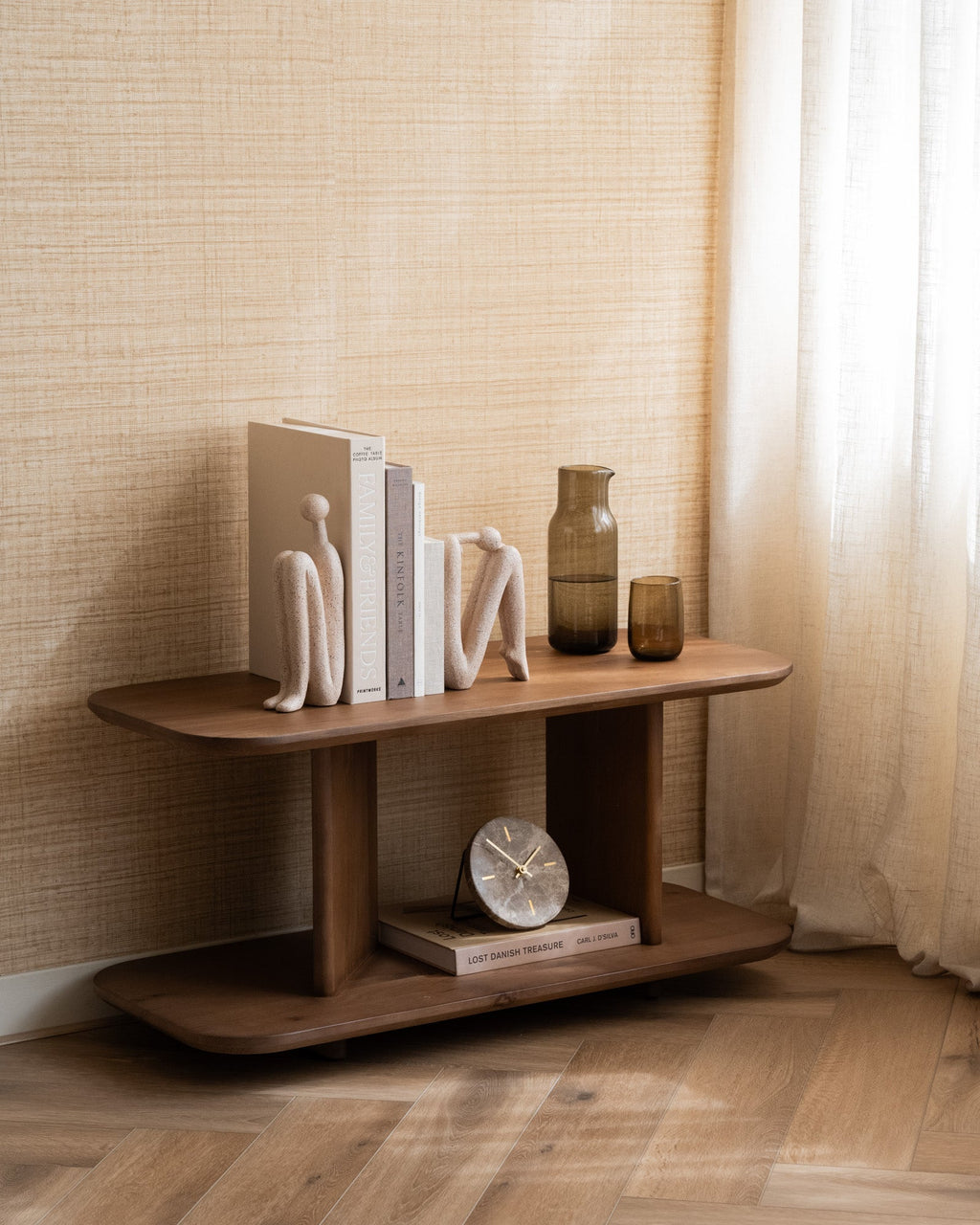 Serre-livres Ensemble Sculpture Résine Poly Moderne Design 27cm Décoratif | Hjemvia